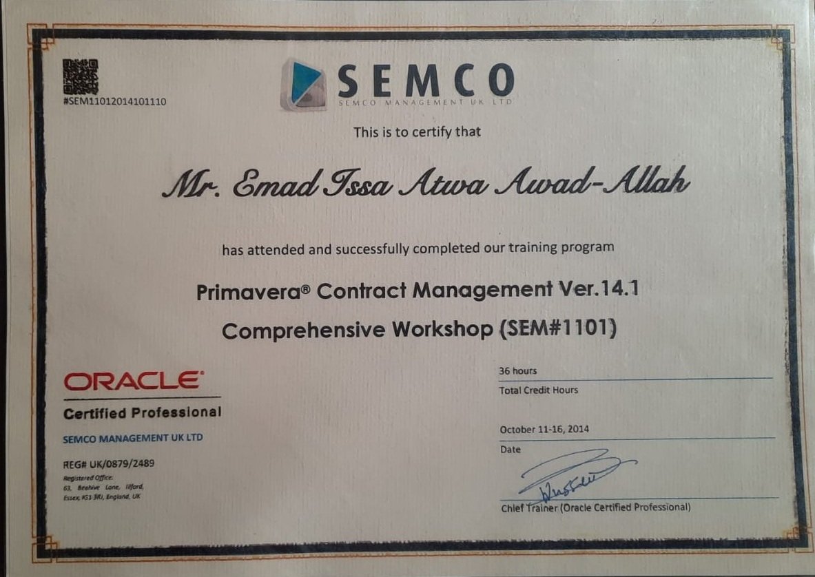Primavera Contract Management